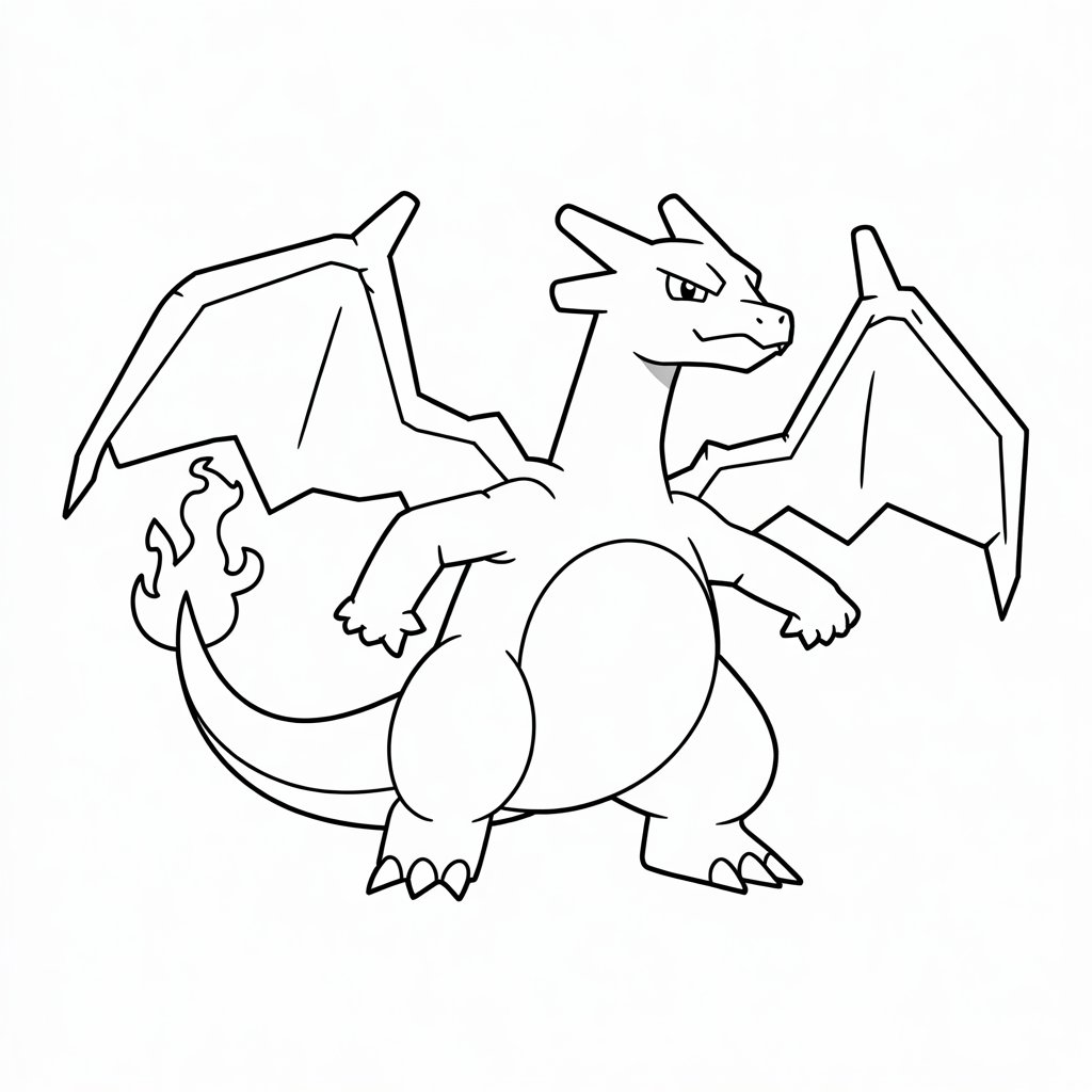 charizard pokemon para colorir