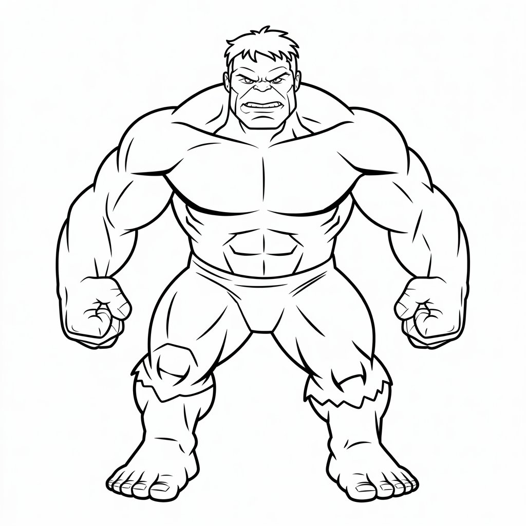 desenhos colorir hulk