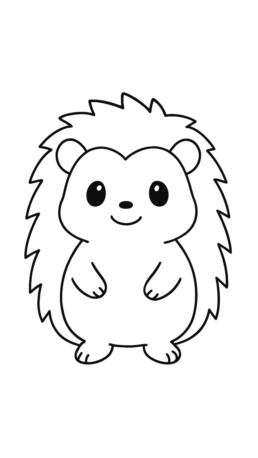 desenhos de ouriços para colorir