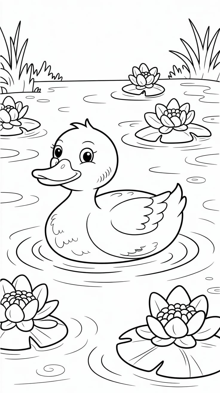 pato paper duck para imprimir e colorir