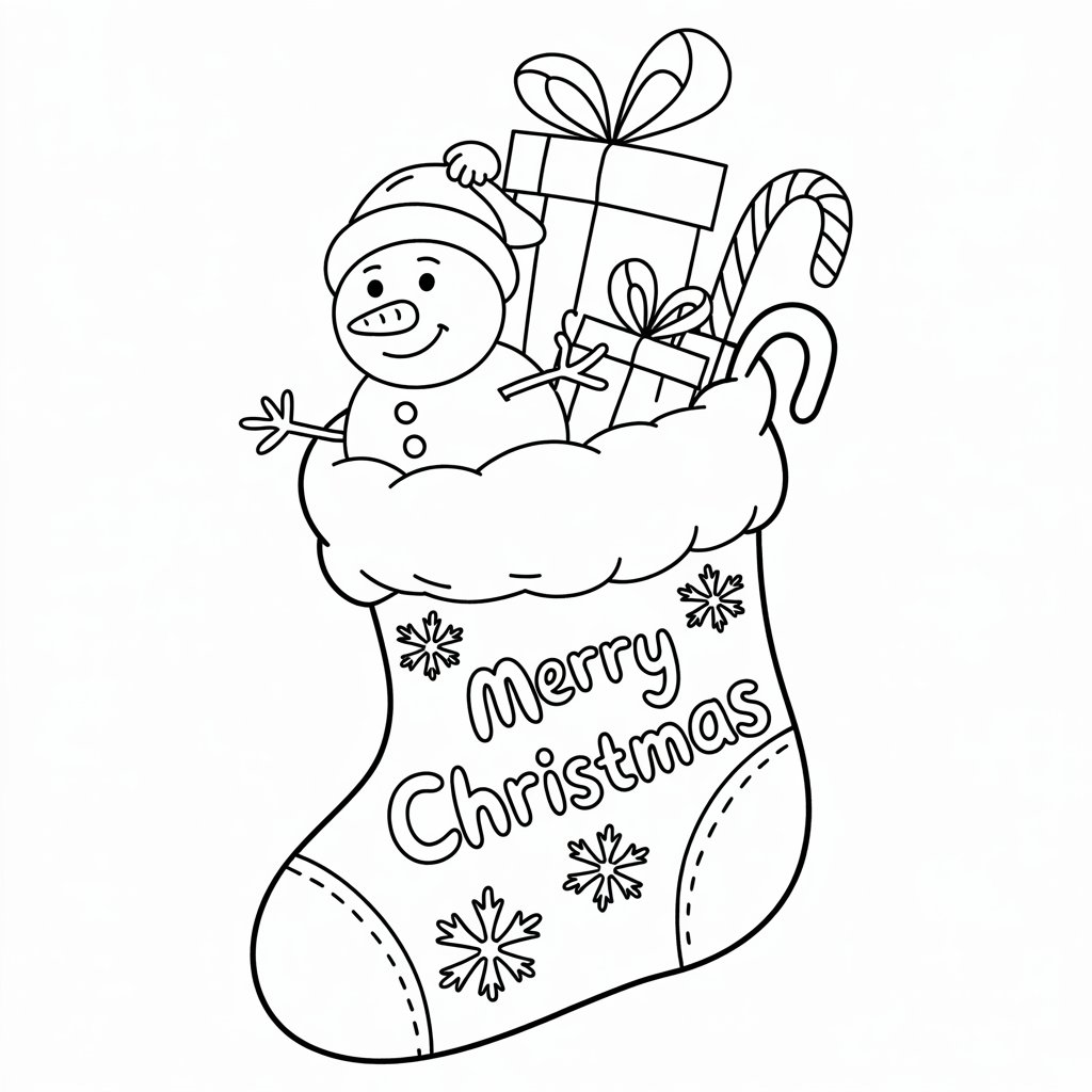 desenho de boneco de neve para colorir e imprimir