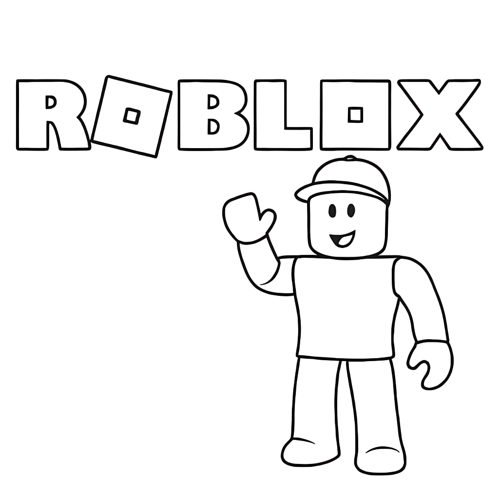 roblox para colorir e imprimir