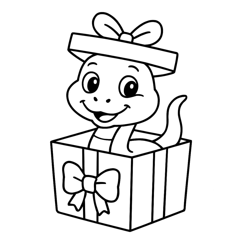 desenho de cobra para colorir