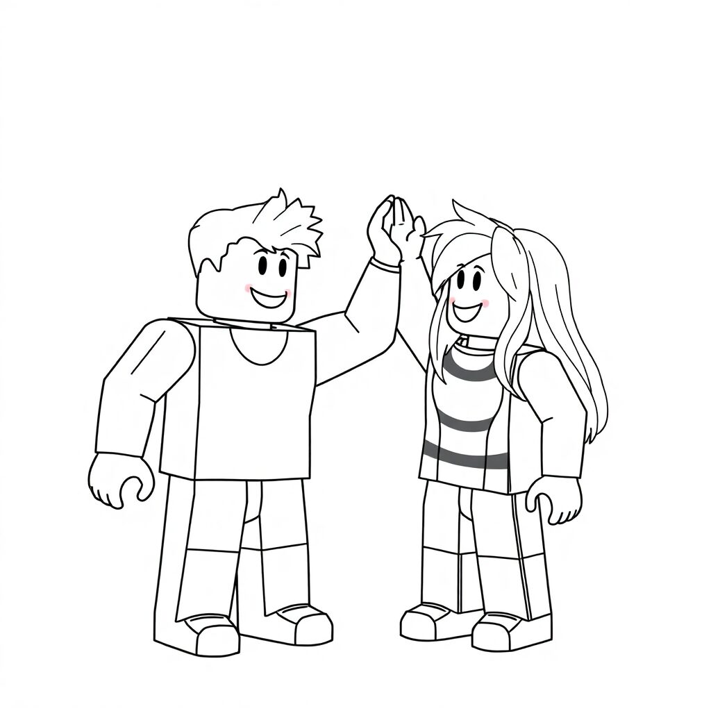 desenhos para colorir roblox