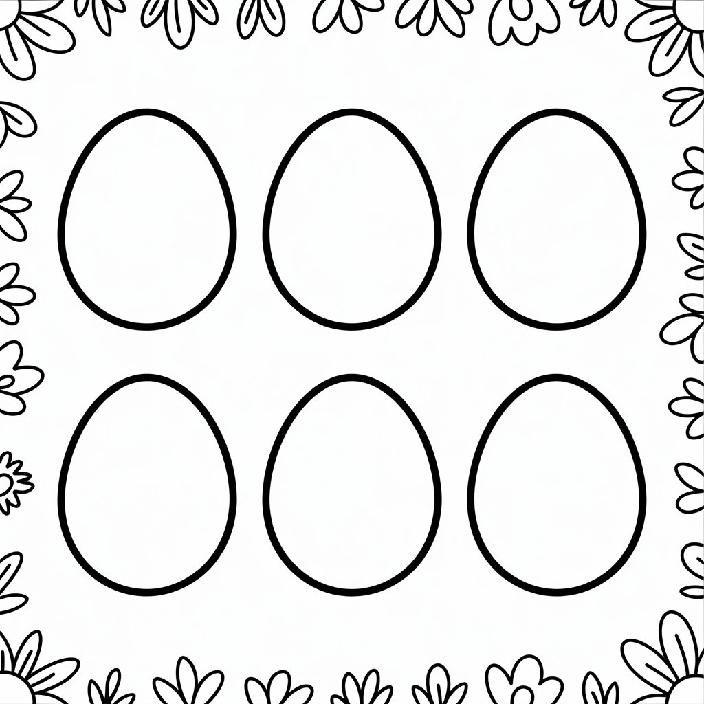 atividade para colorir cesta ovo de páscoa