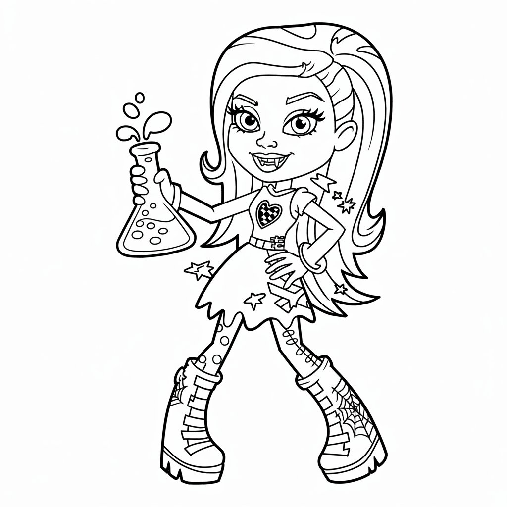 desenhos para colorir da monster high