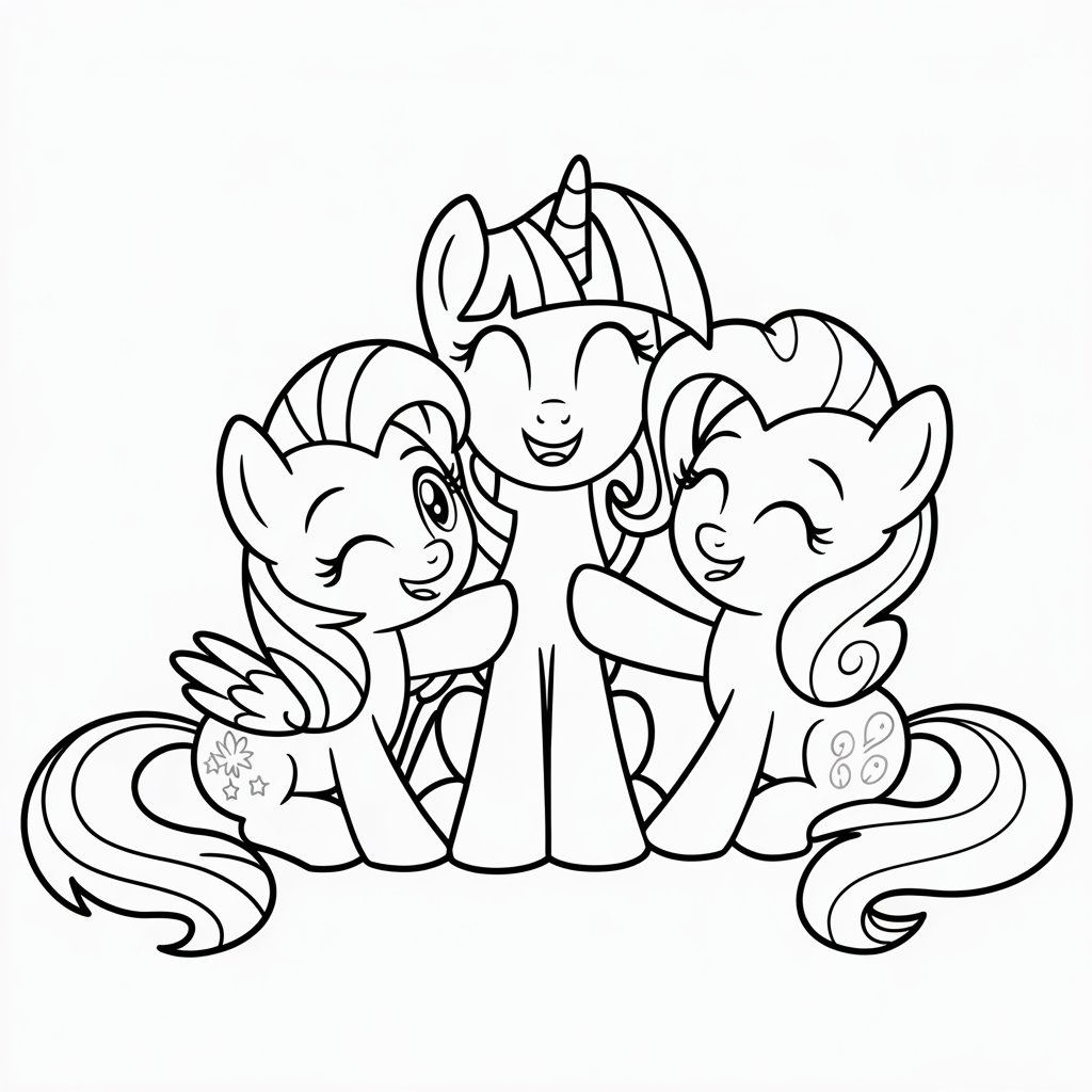 my little pony para colorir
