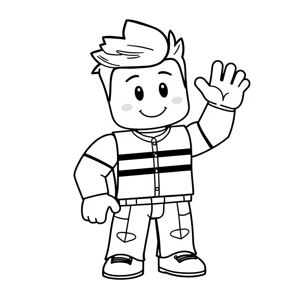 desenhos roblox para colorir