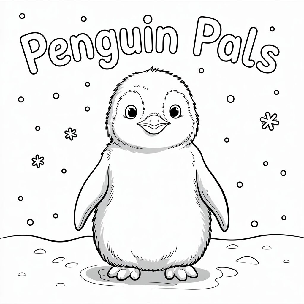 colorir pinguim
