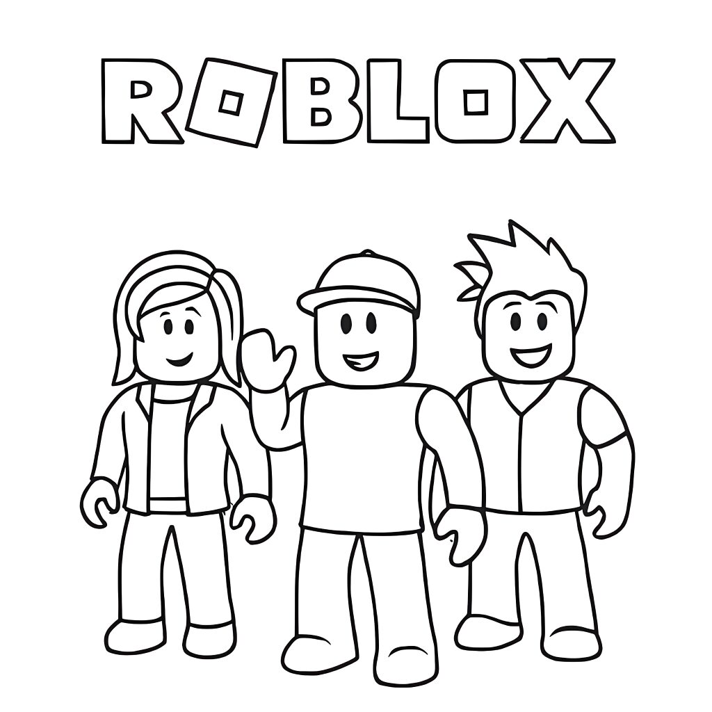roblox desenhos para colorir