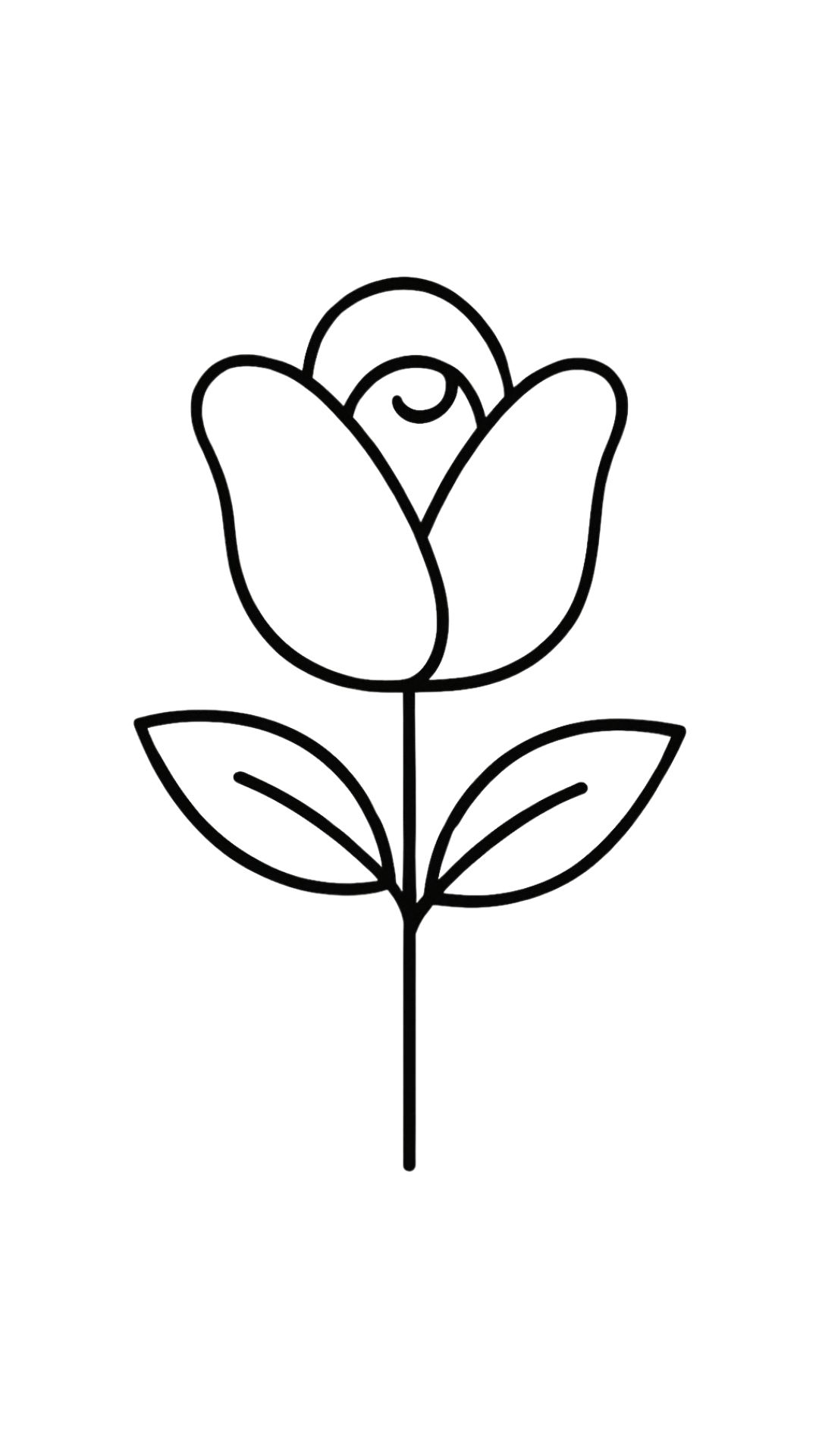 rosas para colorir e imprimir