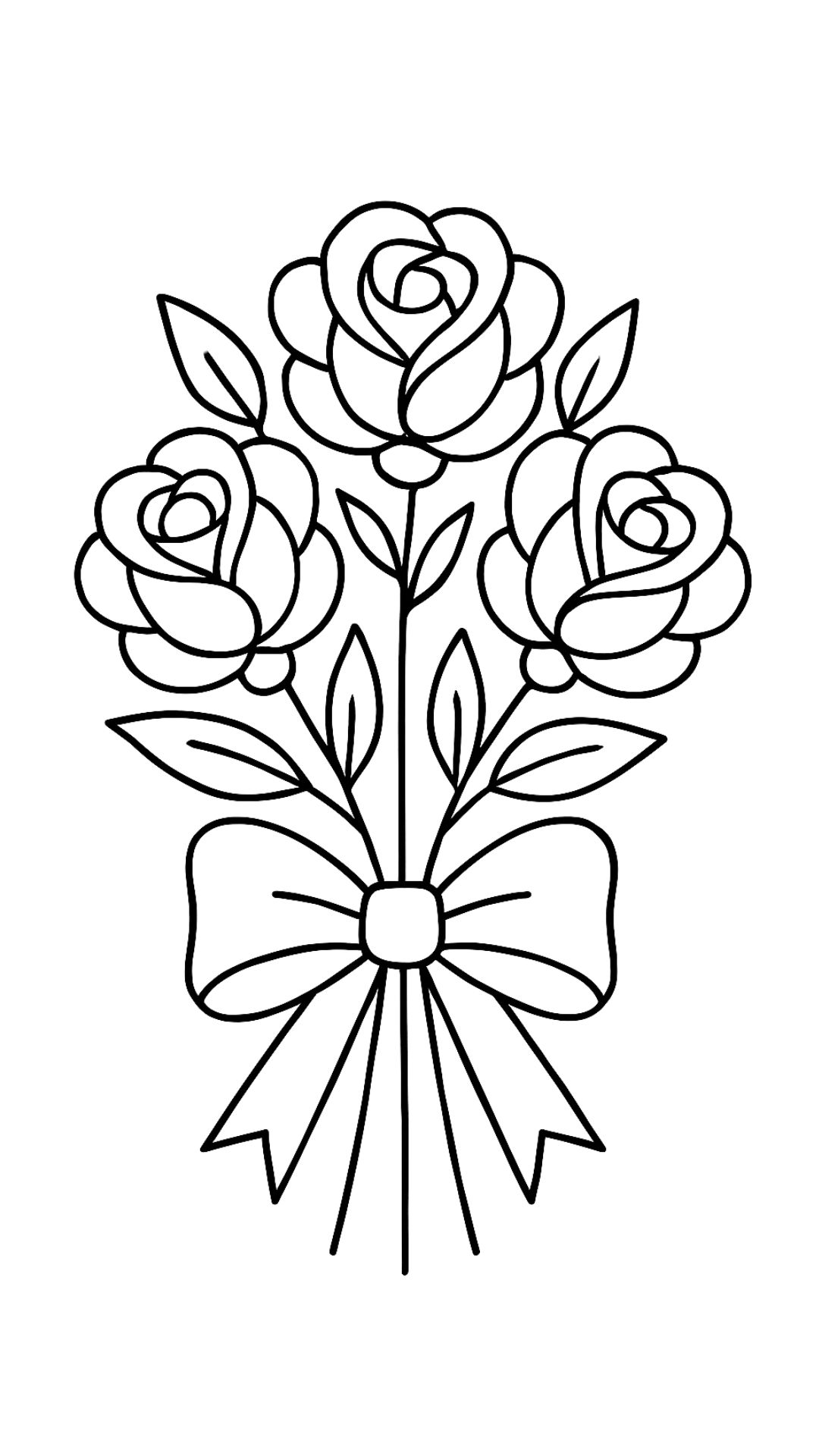 desenhos para colorir rosas