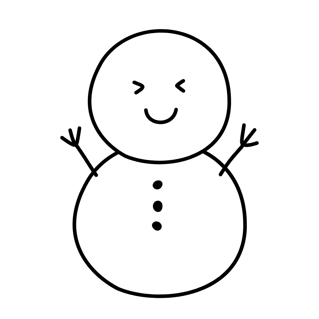 boneco de neve para colorir e imprimir