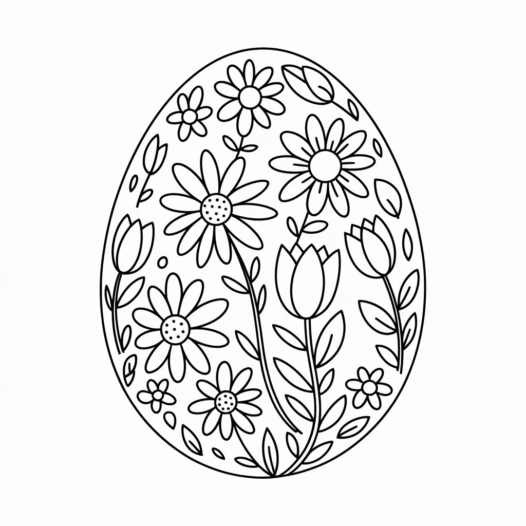 ovos de páscoa colorido para imprimir