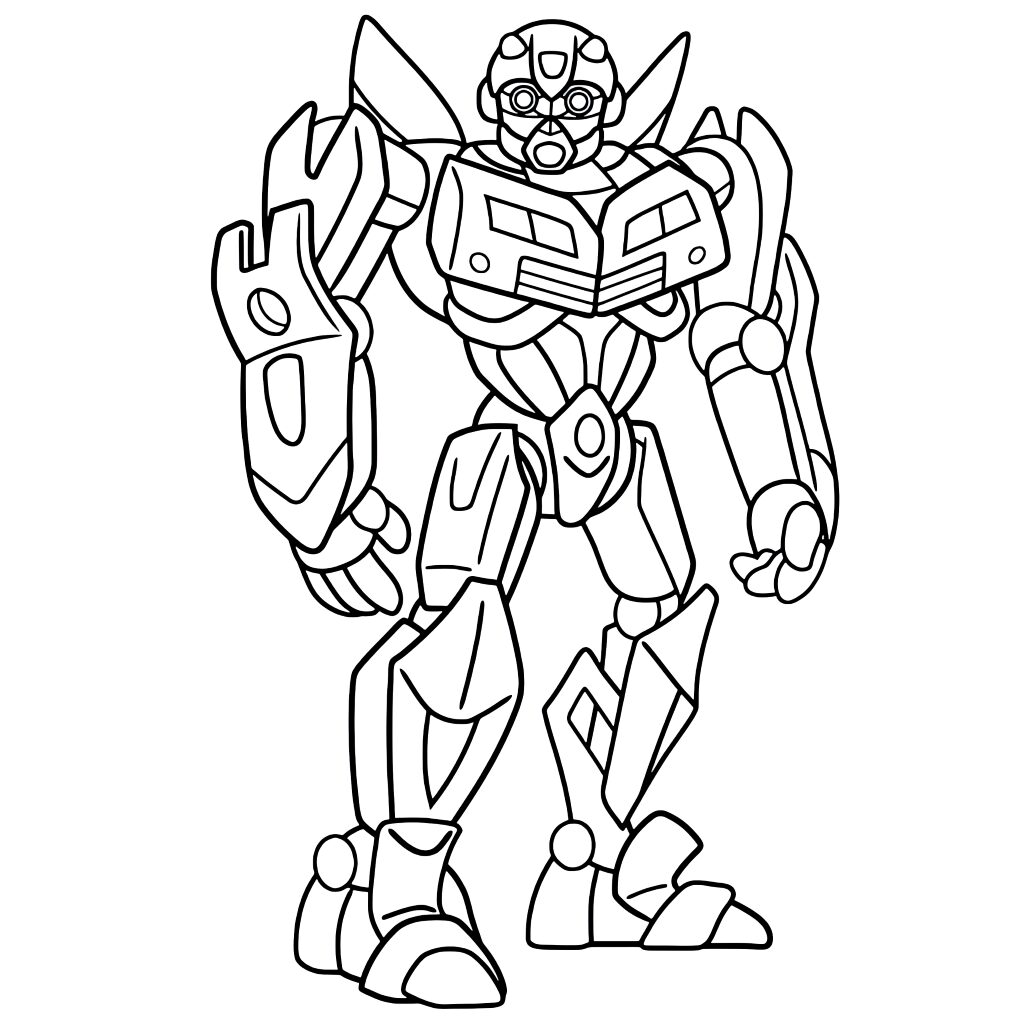 desenho dos transformers para colorir