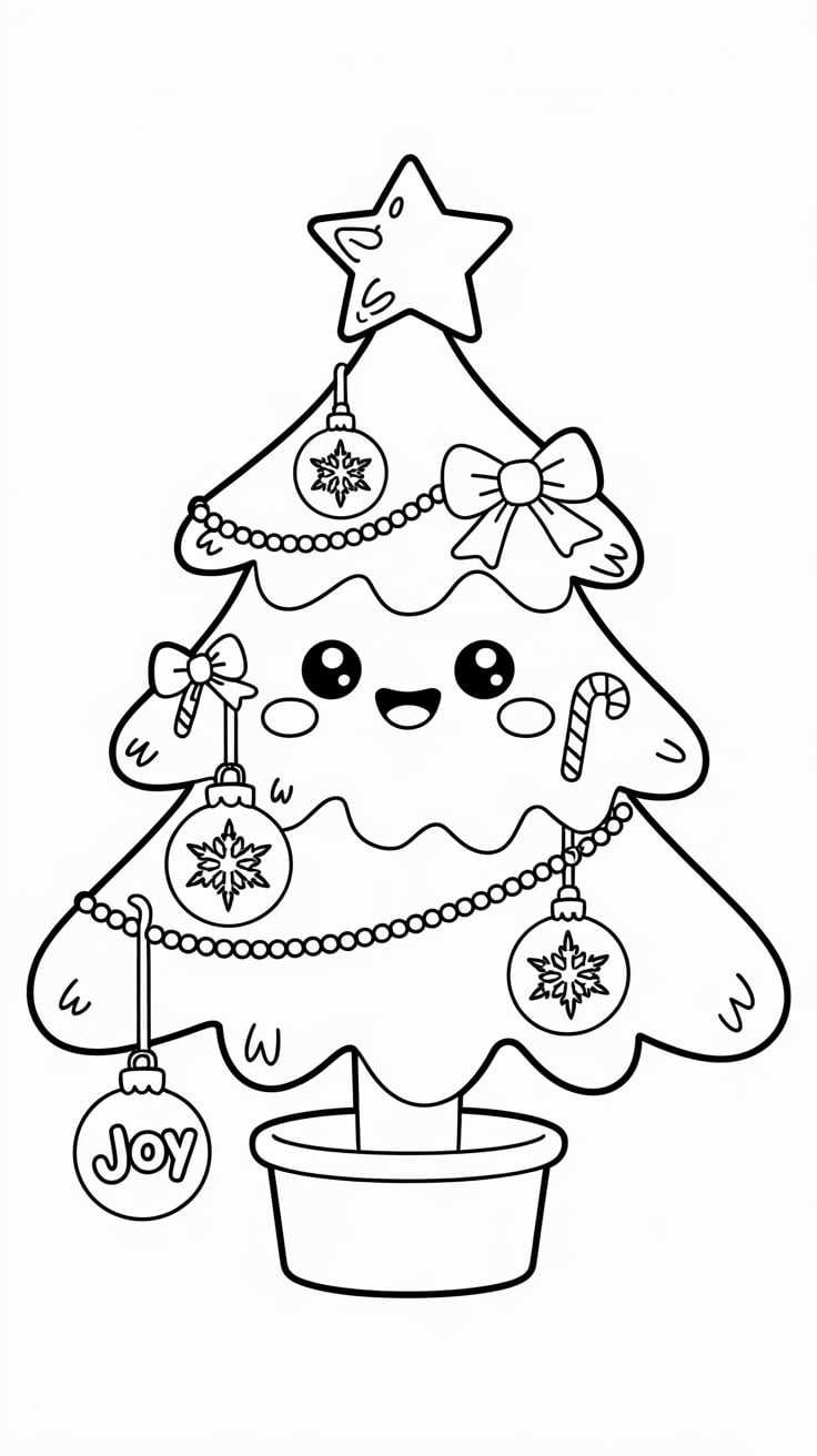 arvore de natal pra colorir