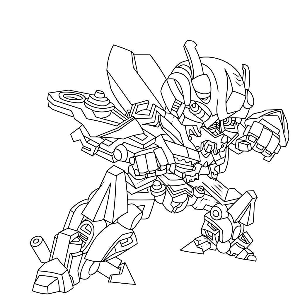 desenho para colorir transforme