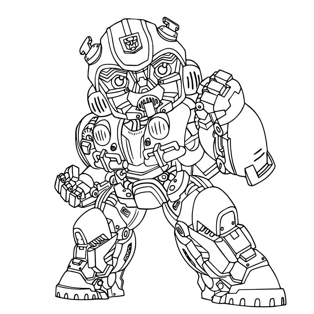 desenho transformers para colorir