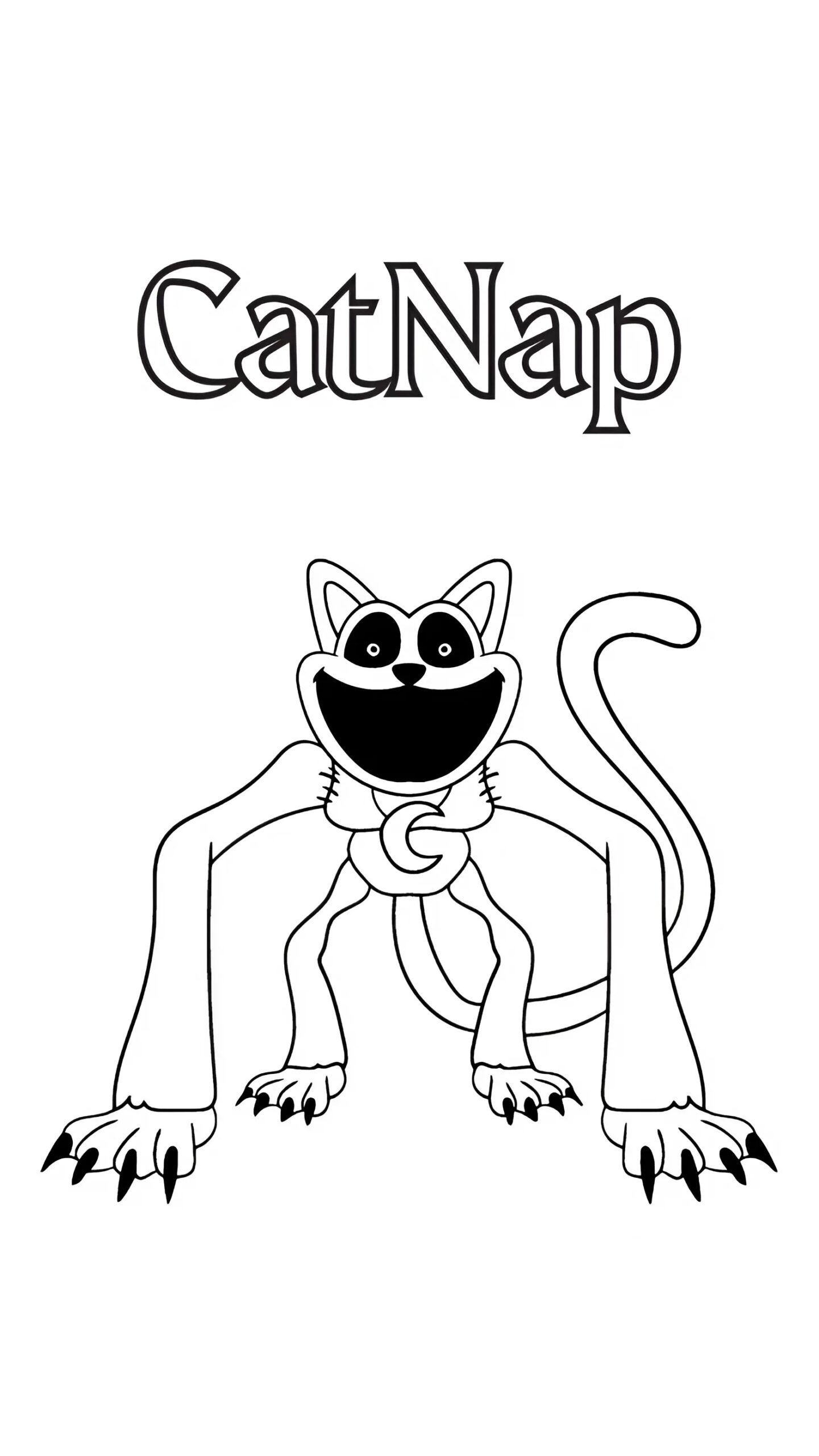 desenhos do catnap para colorir
