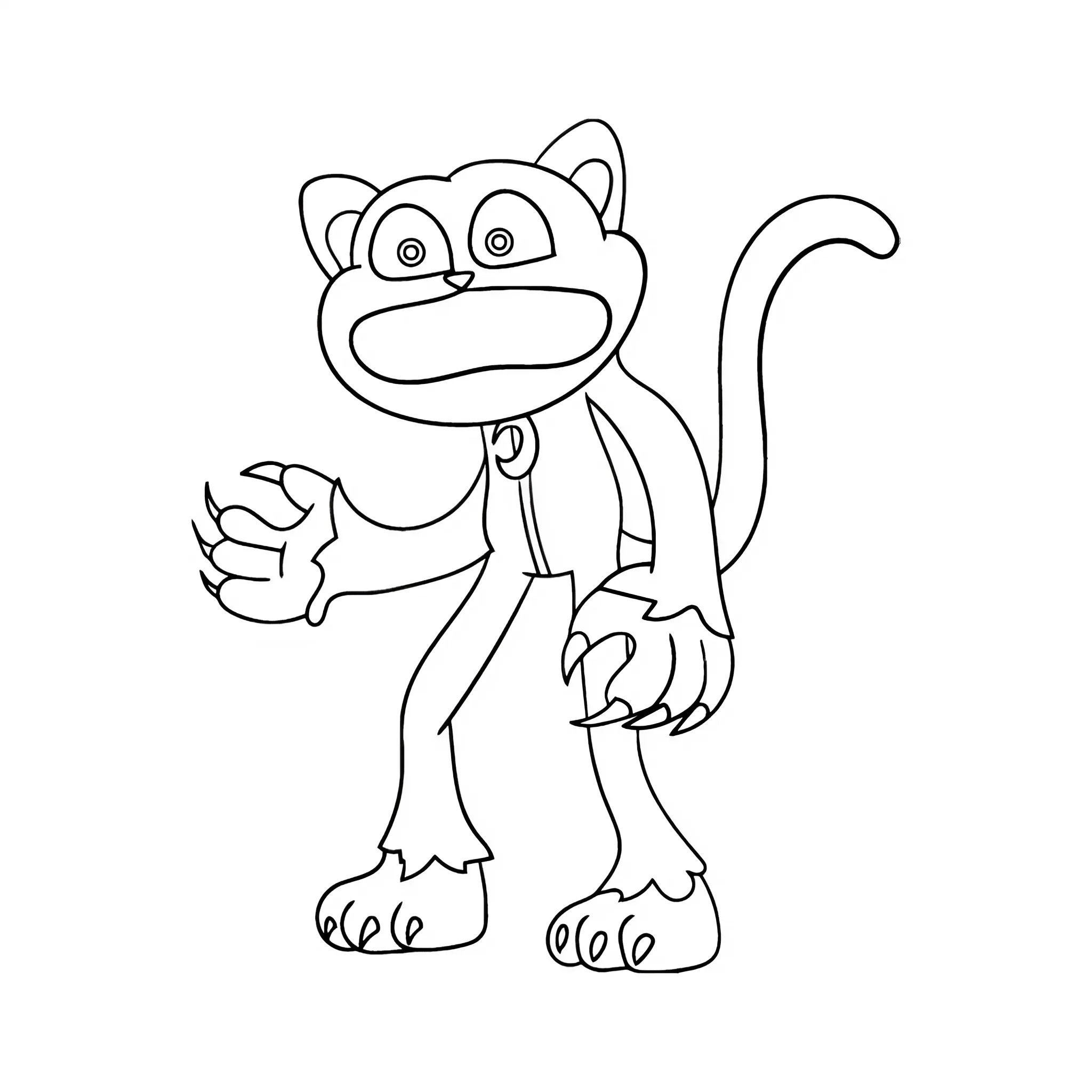 desenho para colorir do catnap