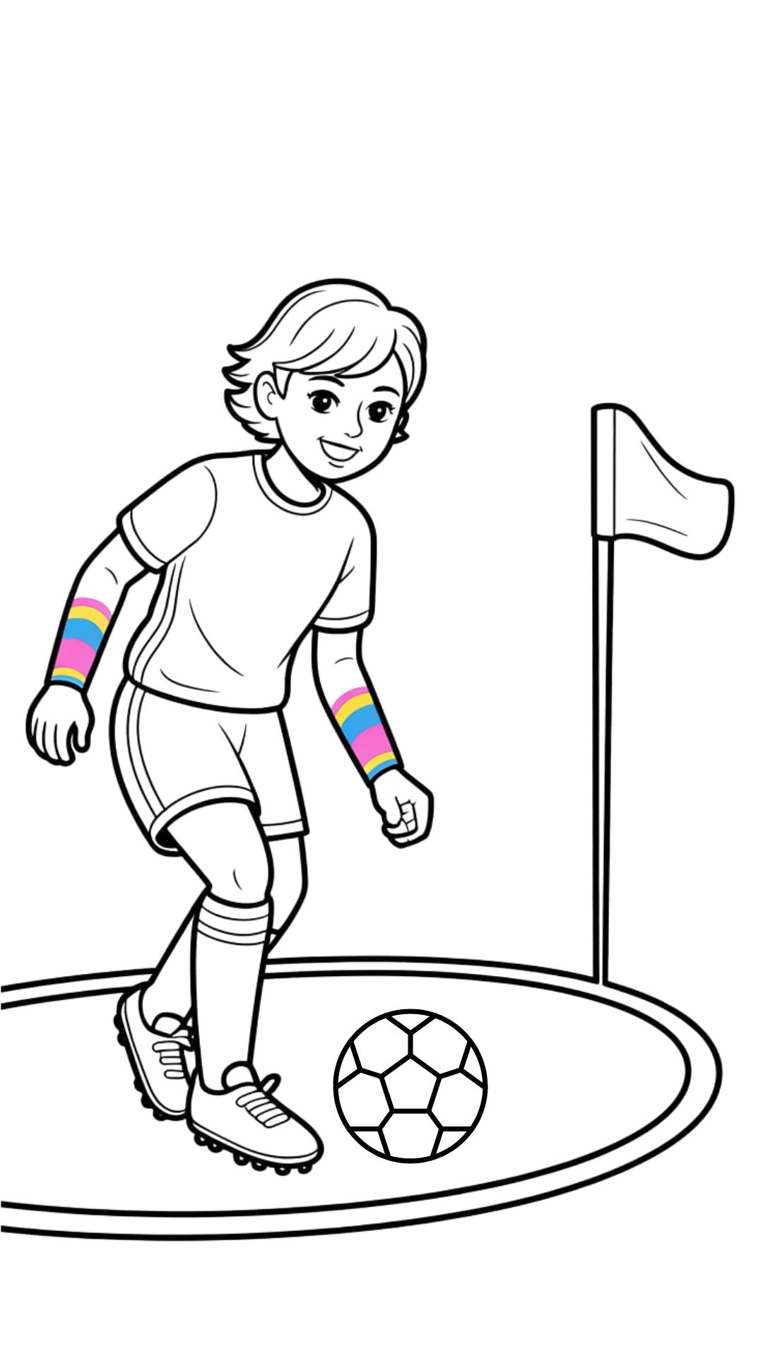 desenhos para colorir jogador de futebol
