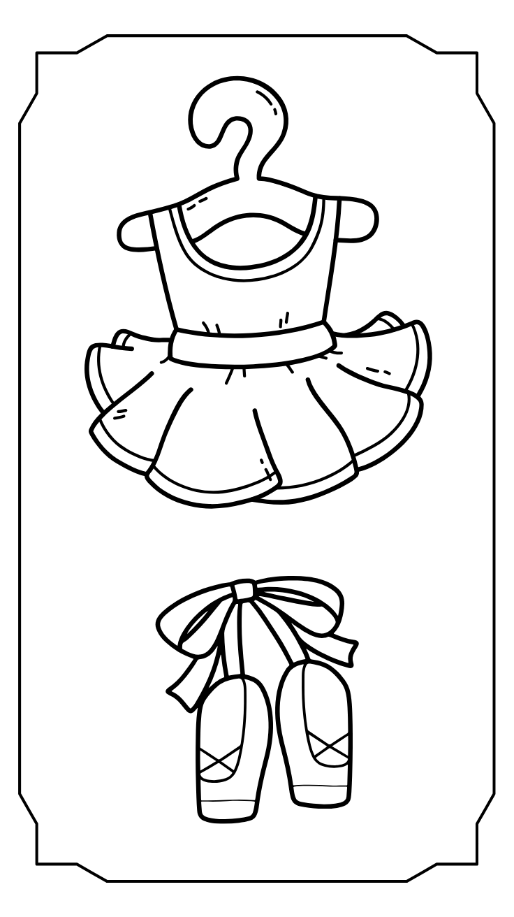 bailarina para colorir e imprimir