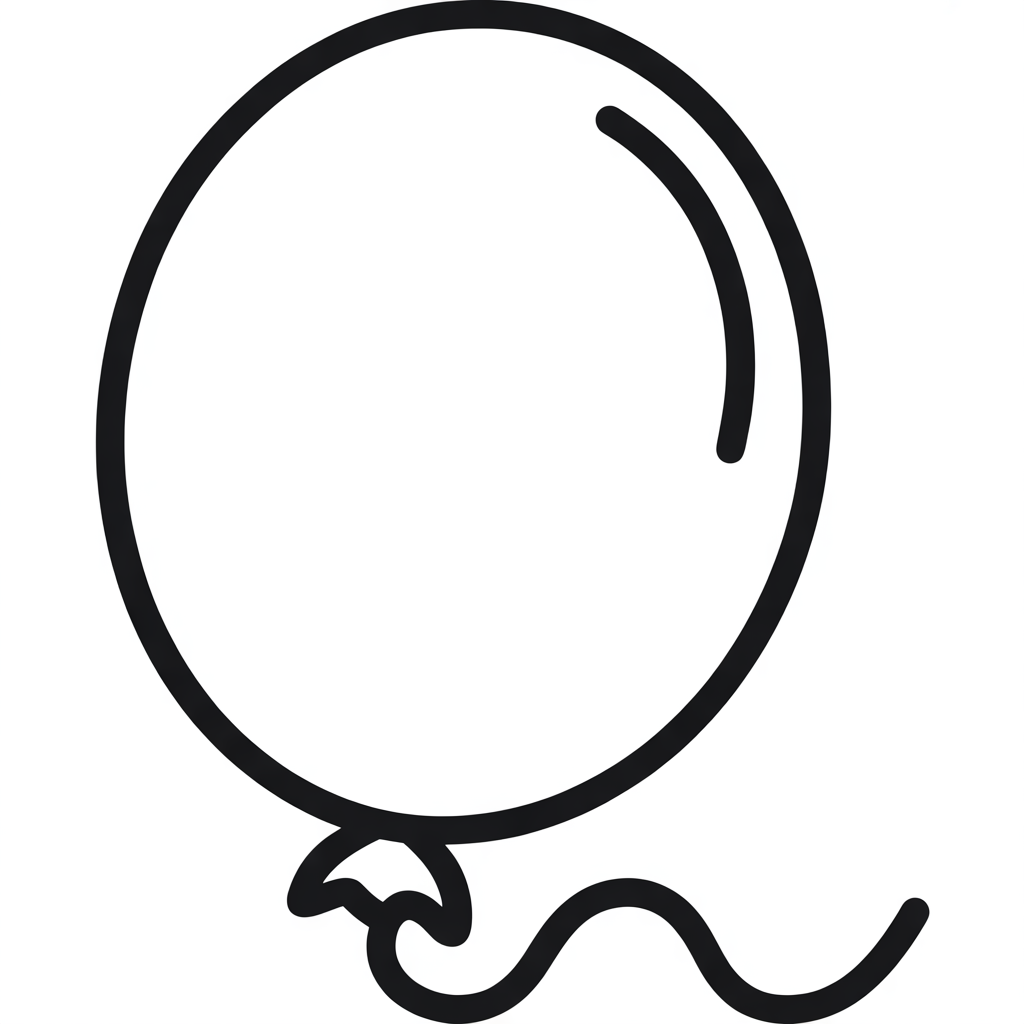 balão de festas juninas para colorir