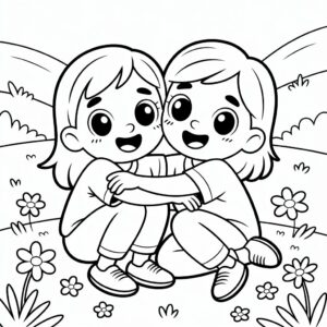 bff coloring pages