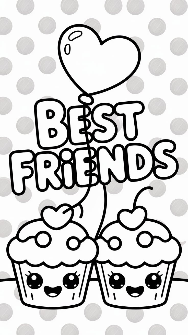 imagens de bff para colorir