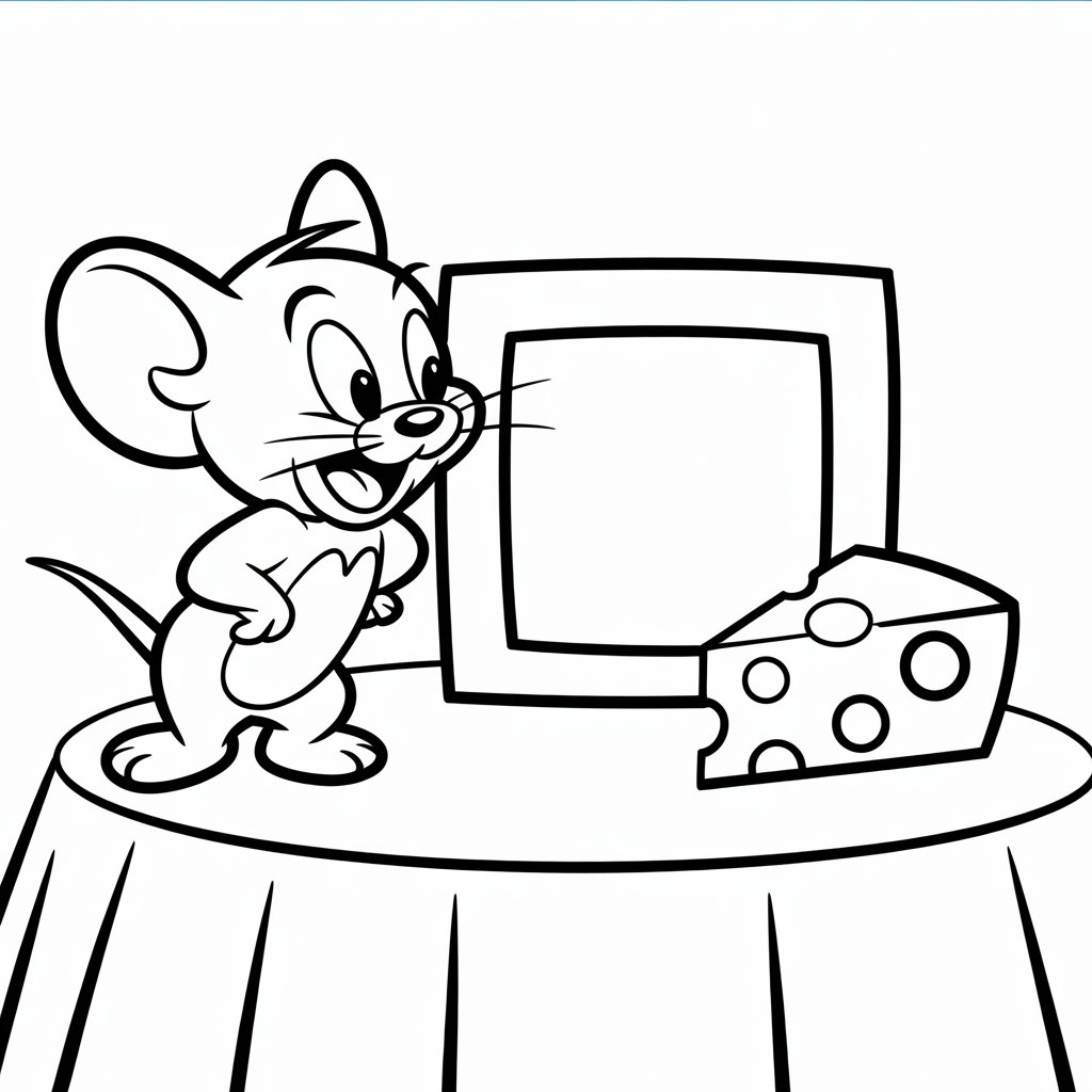 imagens de rato para colorir