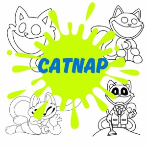 Catnap Para Colorir