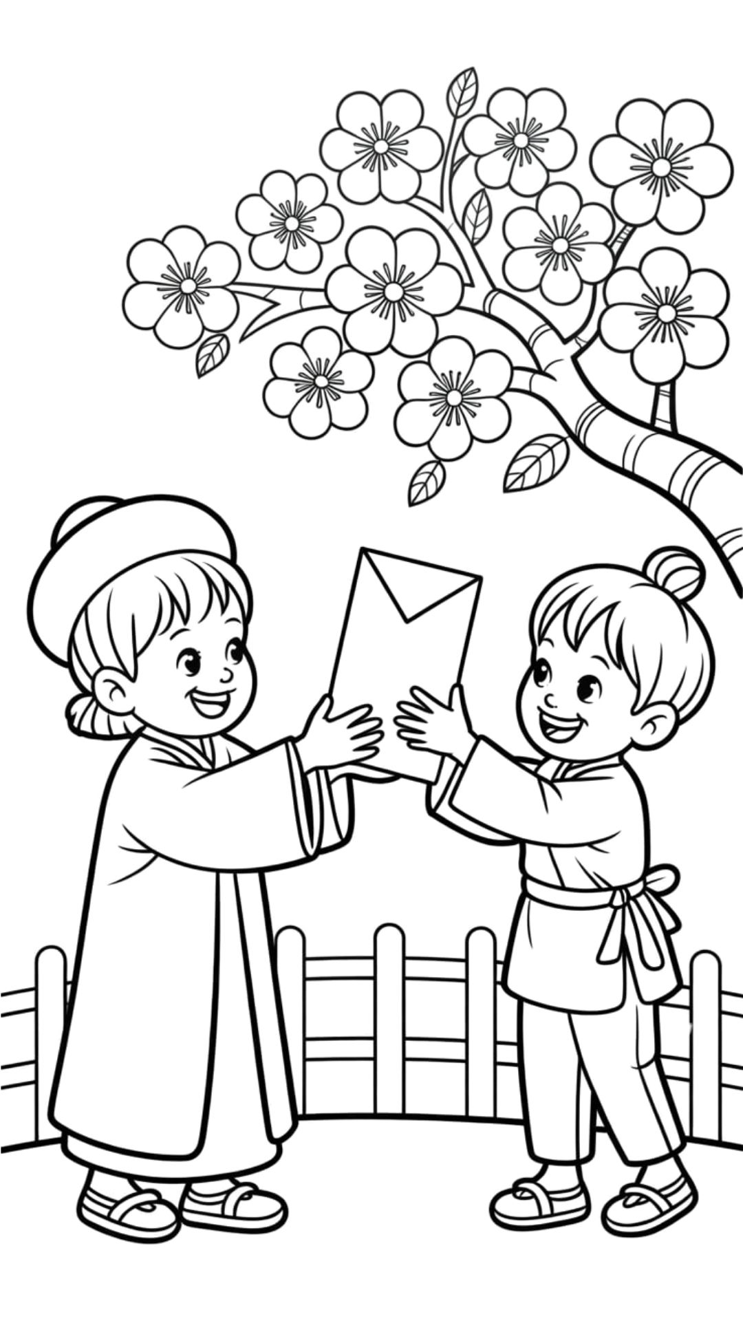 Feliz Ano Novo - Desenhos para Colorir