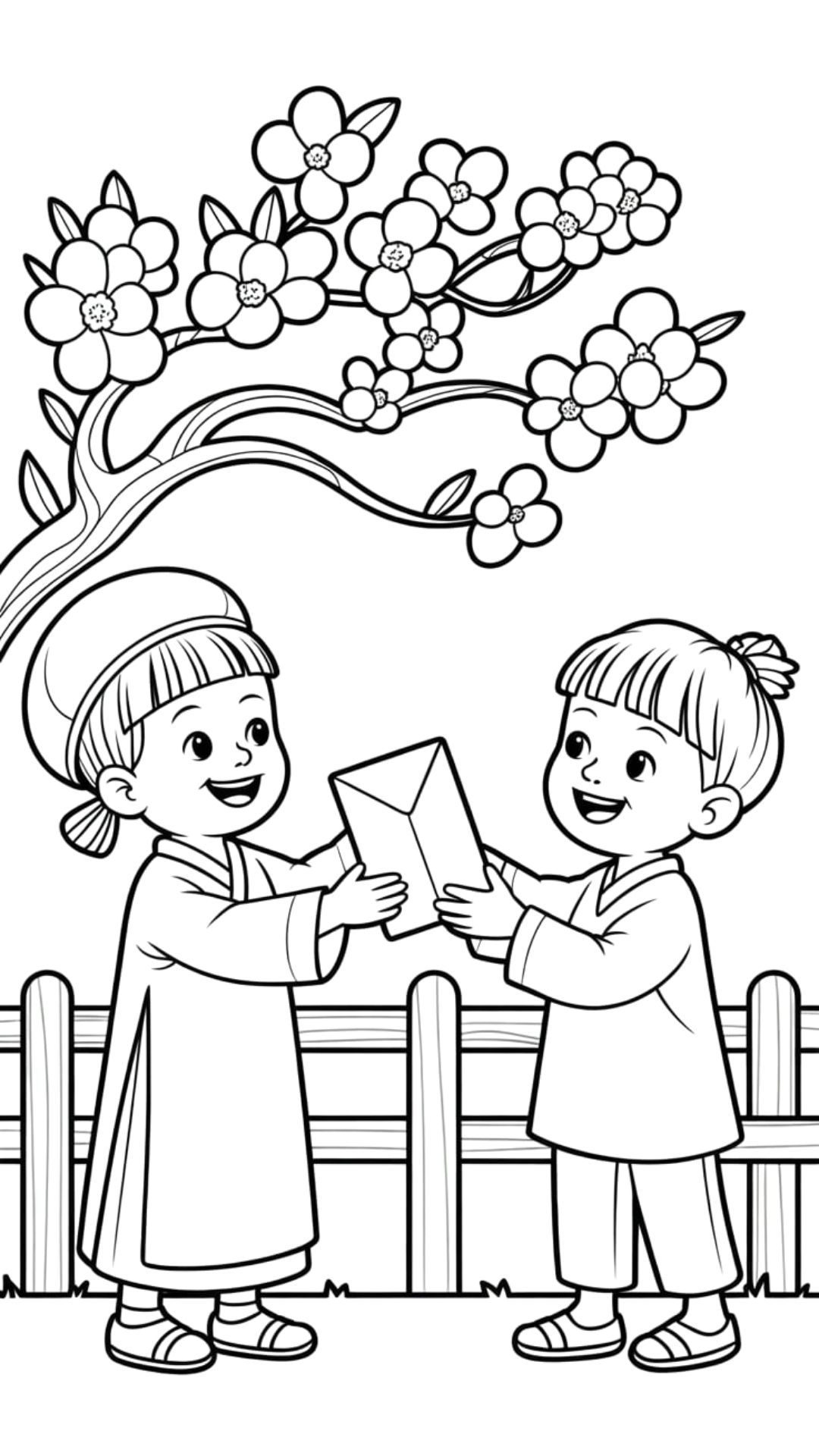 ano novo desenho para colorir