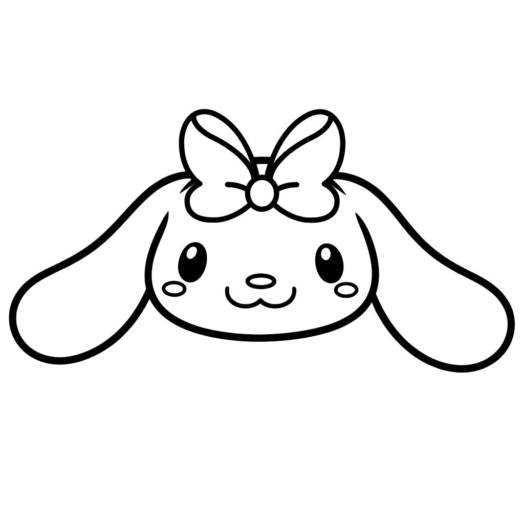 cinnamoroll para colorir e imprimir