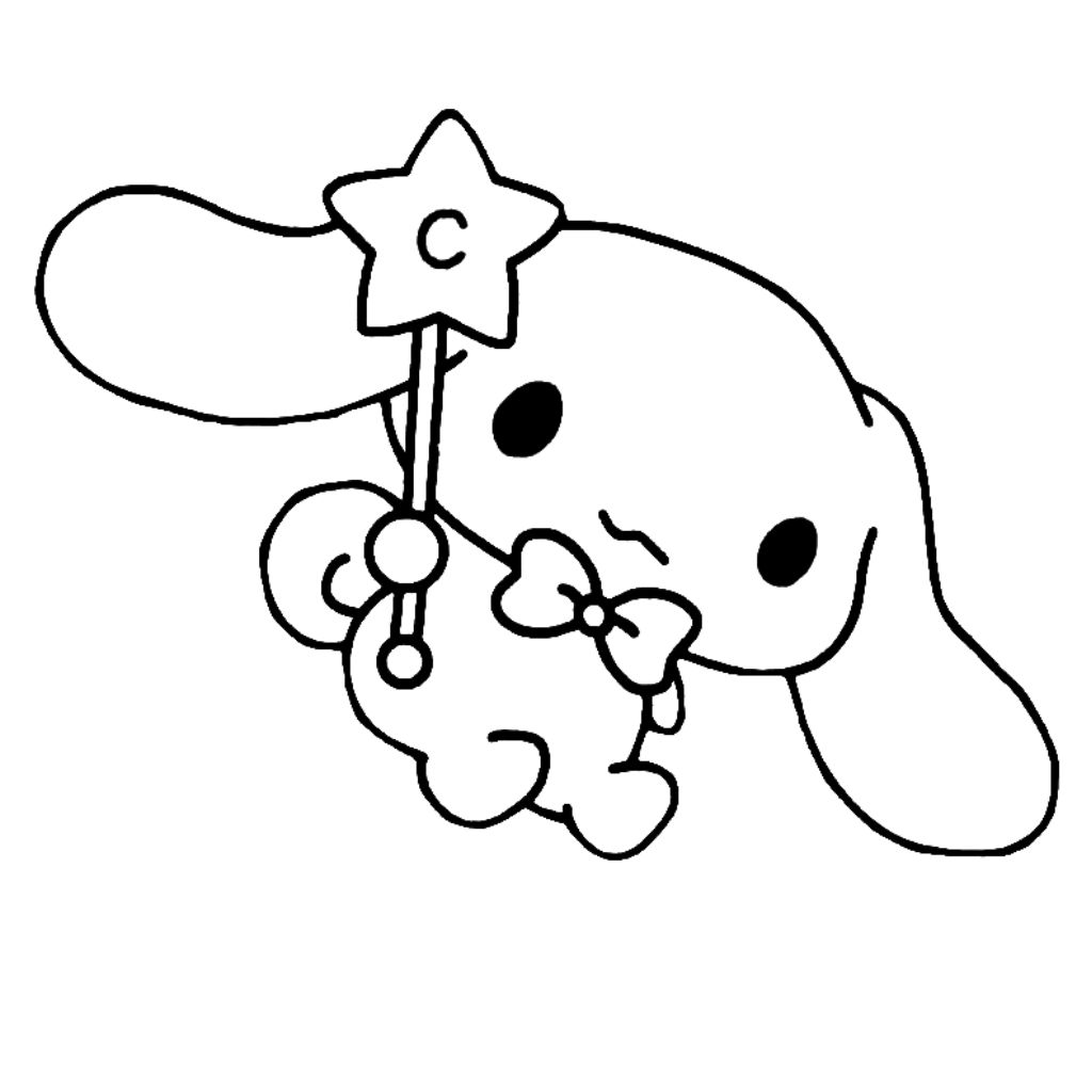 cinnamoroll para colorir