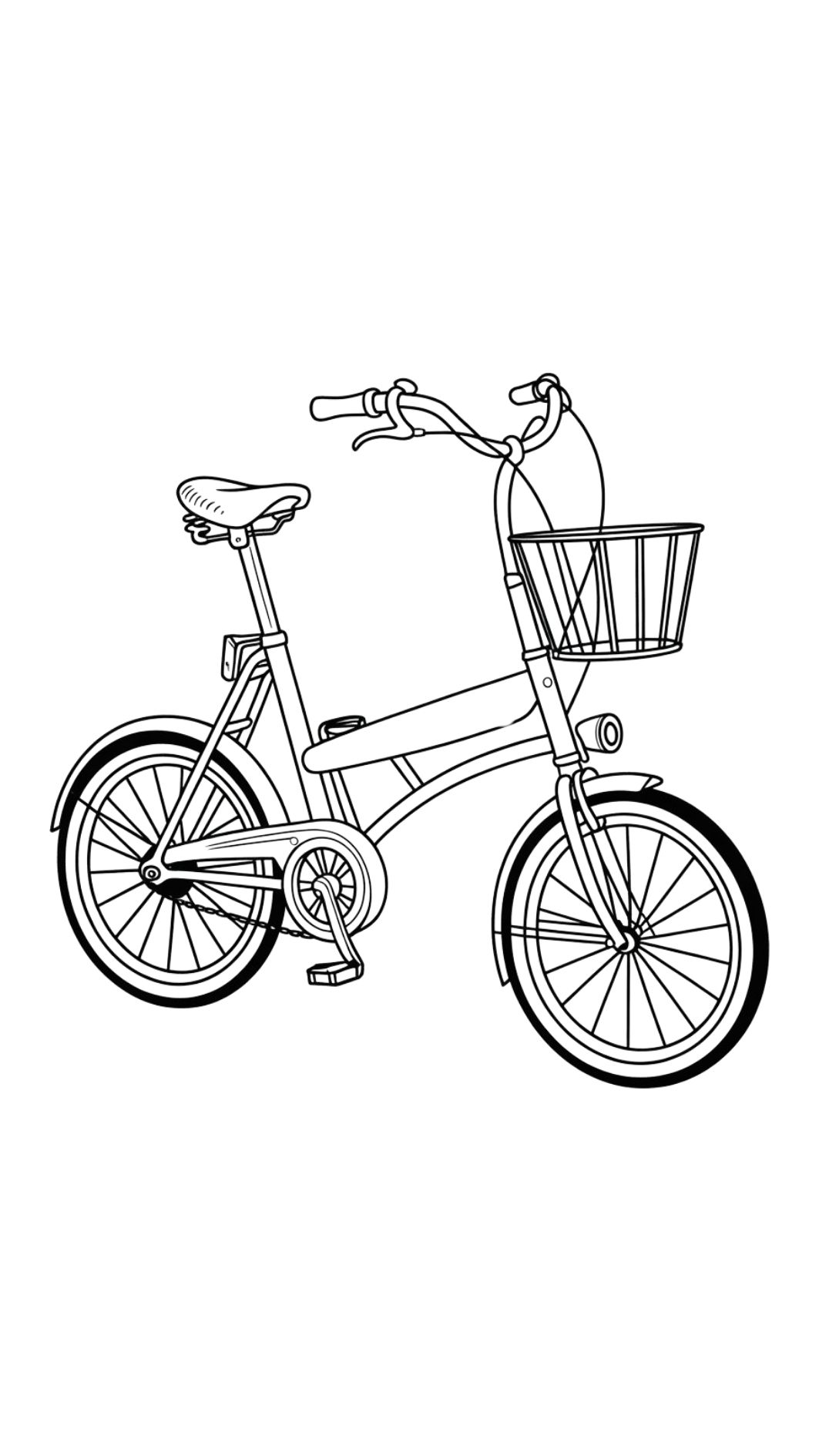 desenhos para colorir de bicicleta