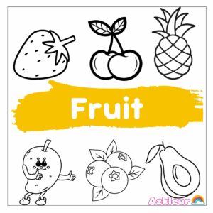 Frutas para Colorir
