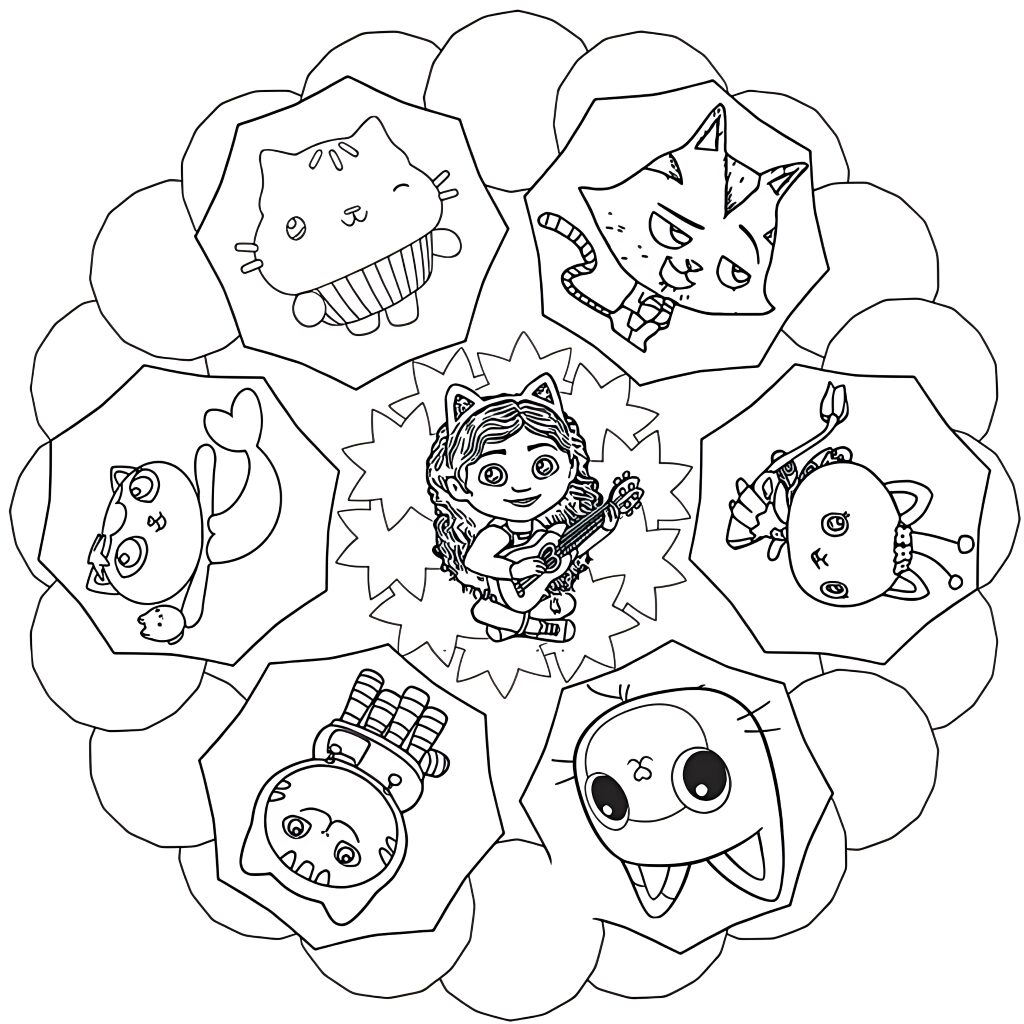 desenhos para colorir casa magica da gabby