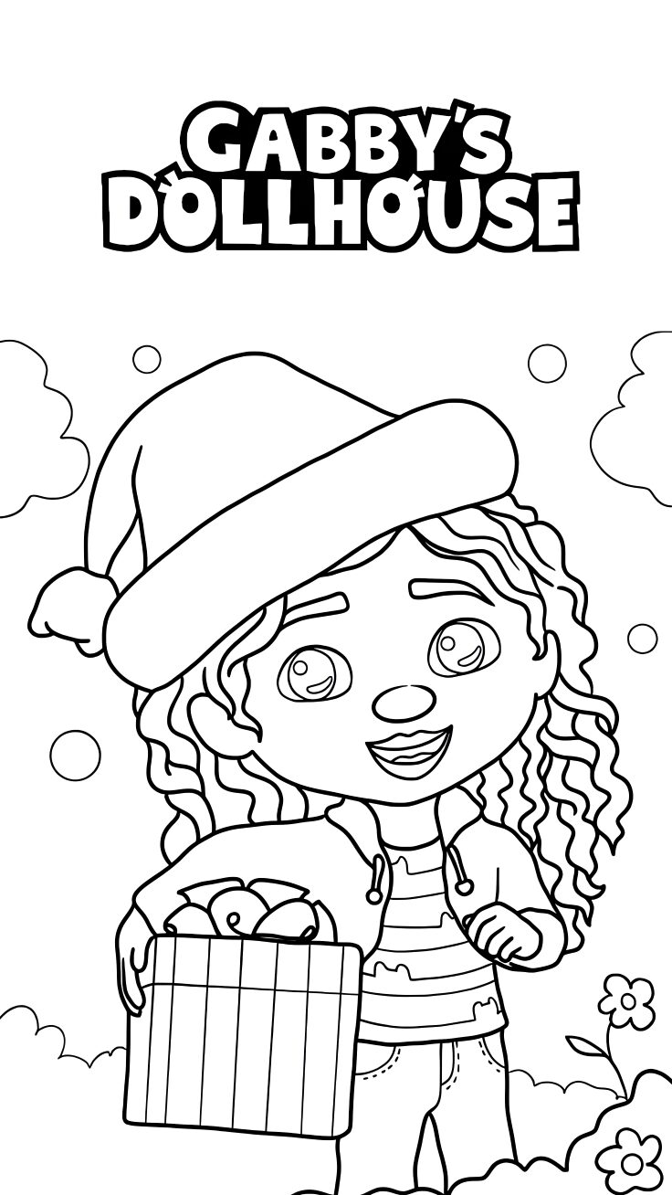 desenho casa magica da gabby para colorir