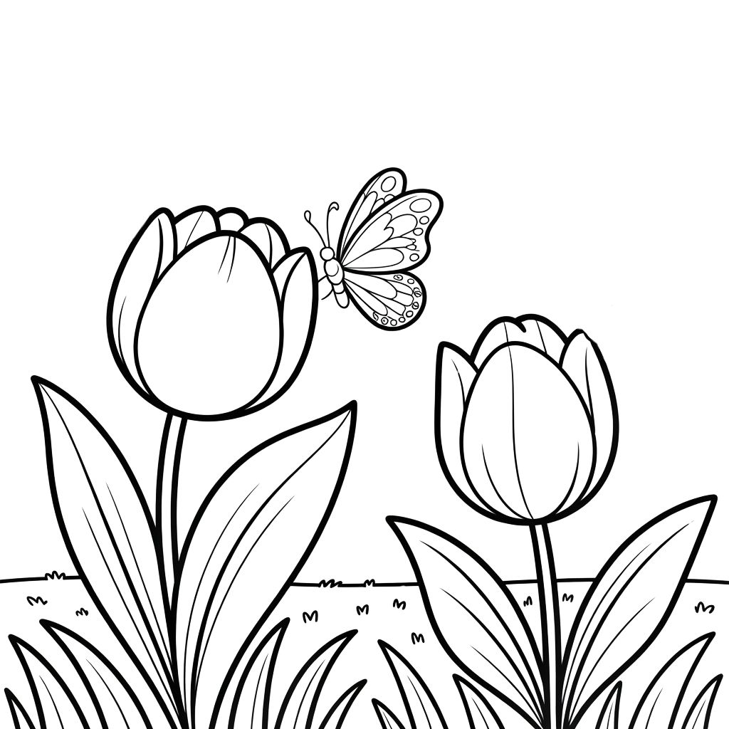 Tulipa desenho
