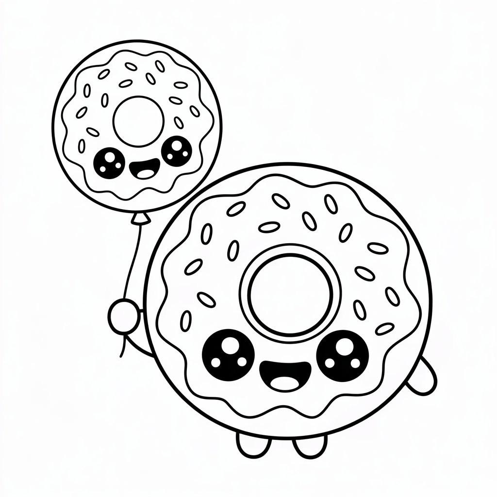 donuts para colorir