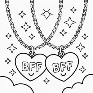 bff desenho para colorir