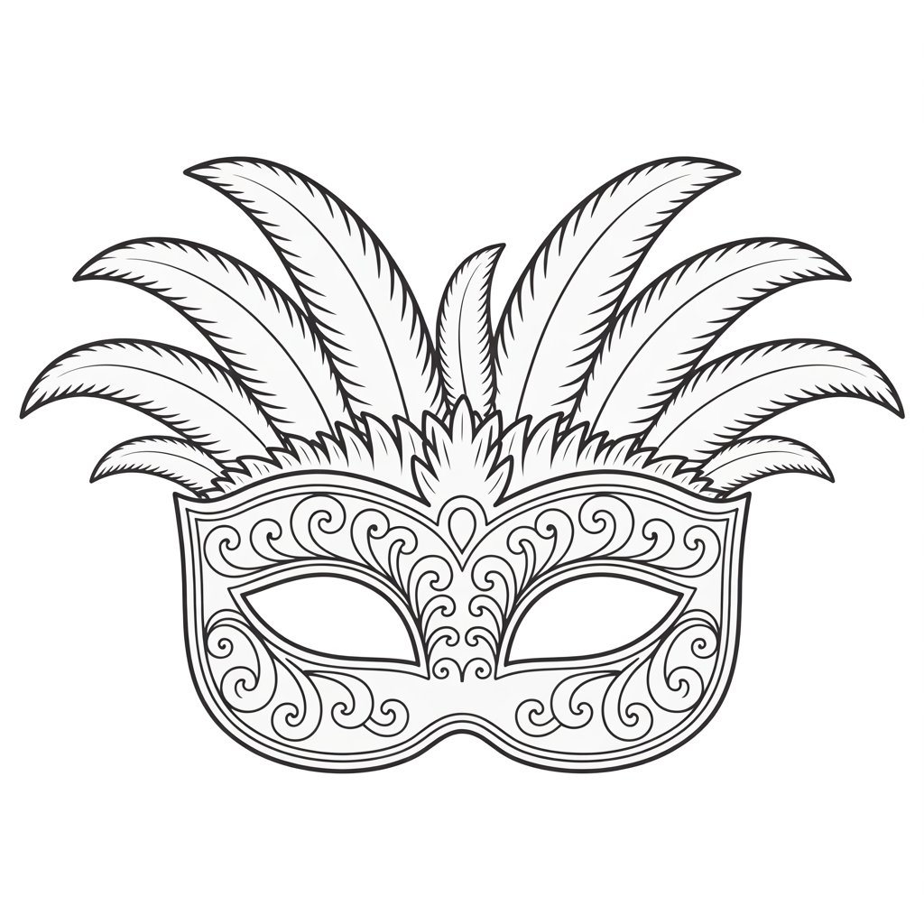 máscaras africanas para colorir pdf