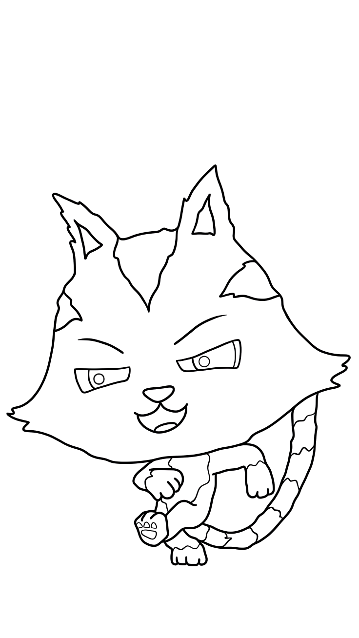 gabby's dollhouse coloring pages