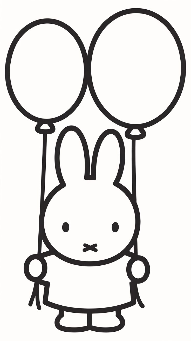 desenhos de balão de aniversário para colorir