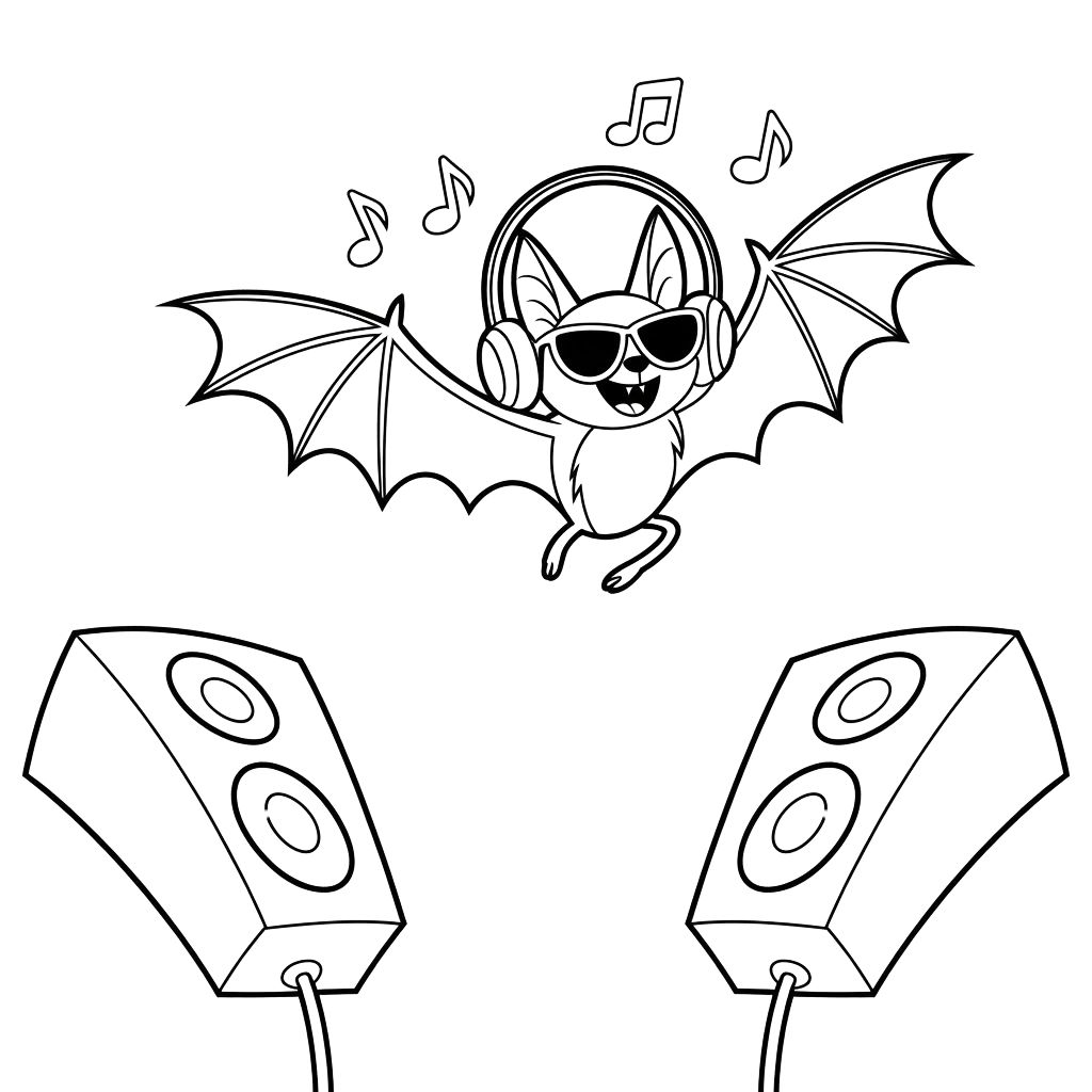 desenhos de morcegos para colorir