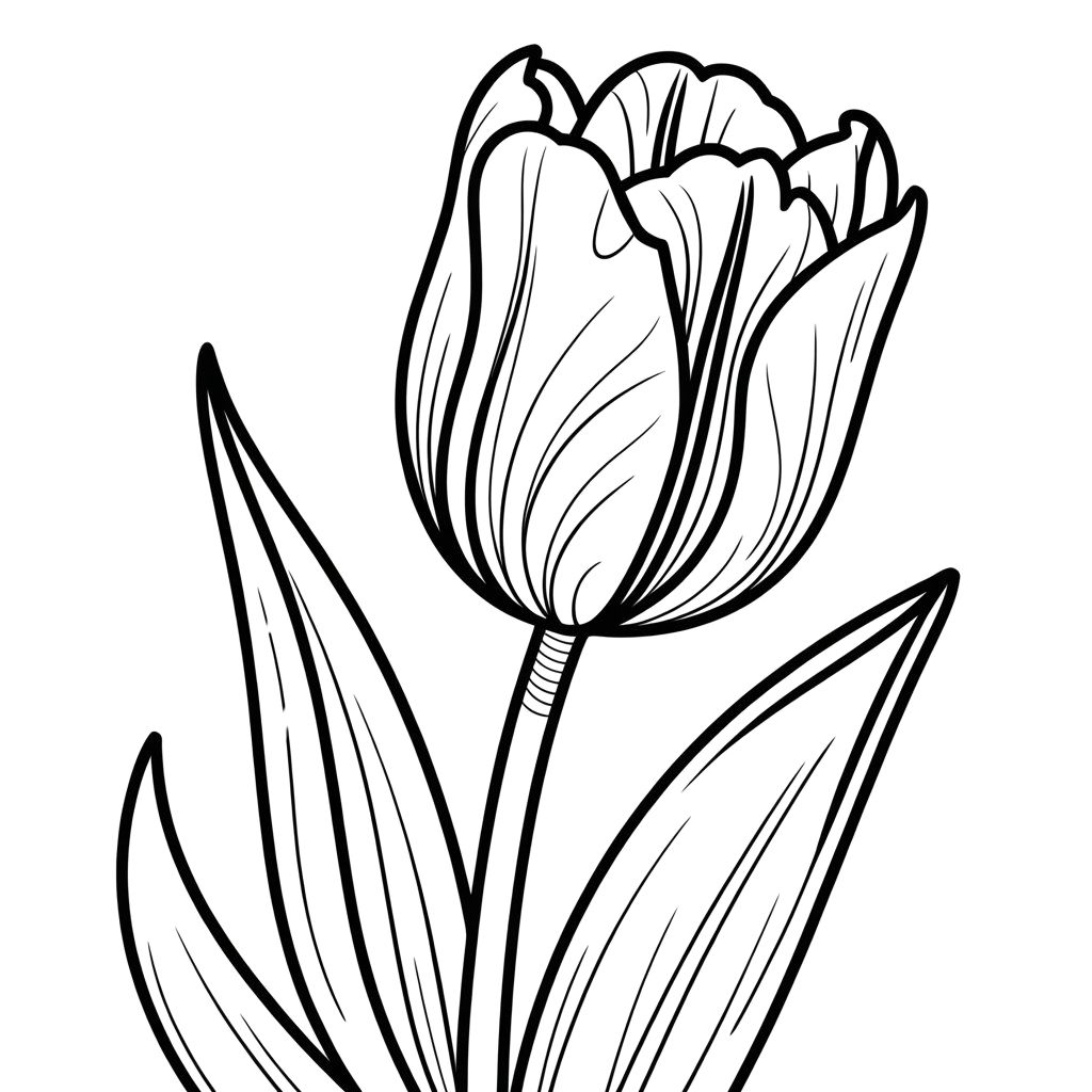 Desenhos de Tulipa