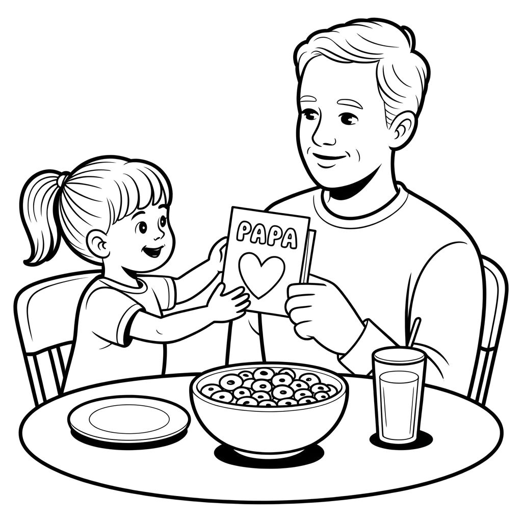 desenhos para colorir do dia dos pais