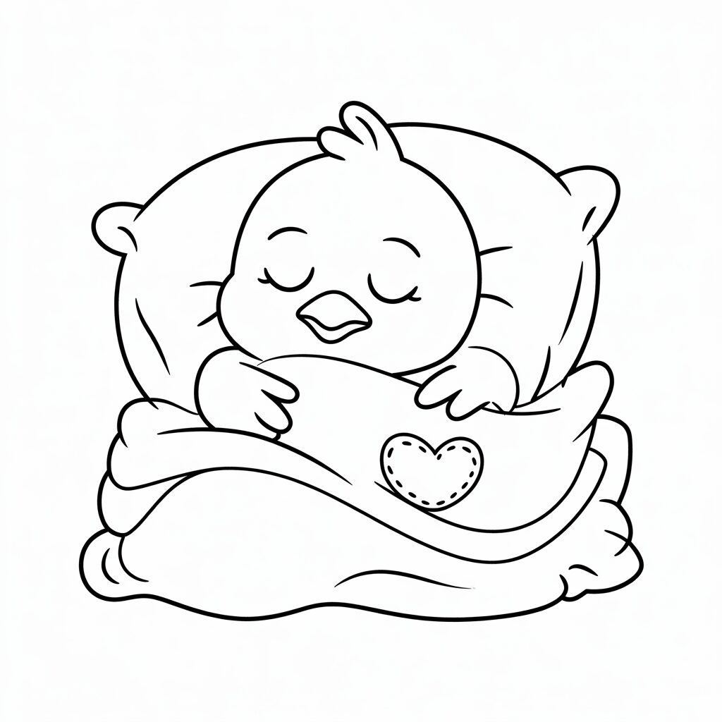 desenho para colorir pintinho amarelinho