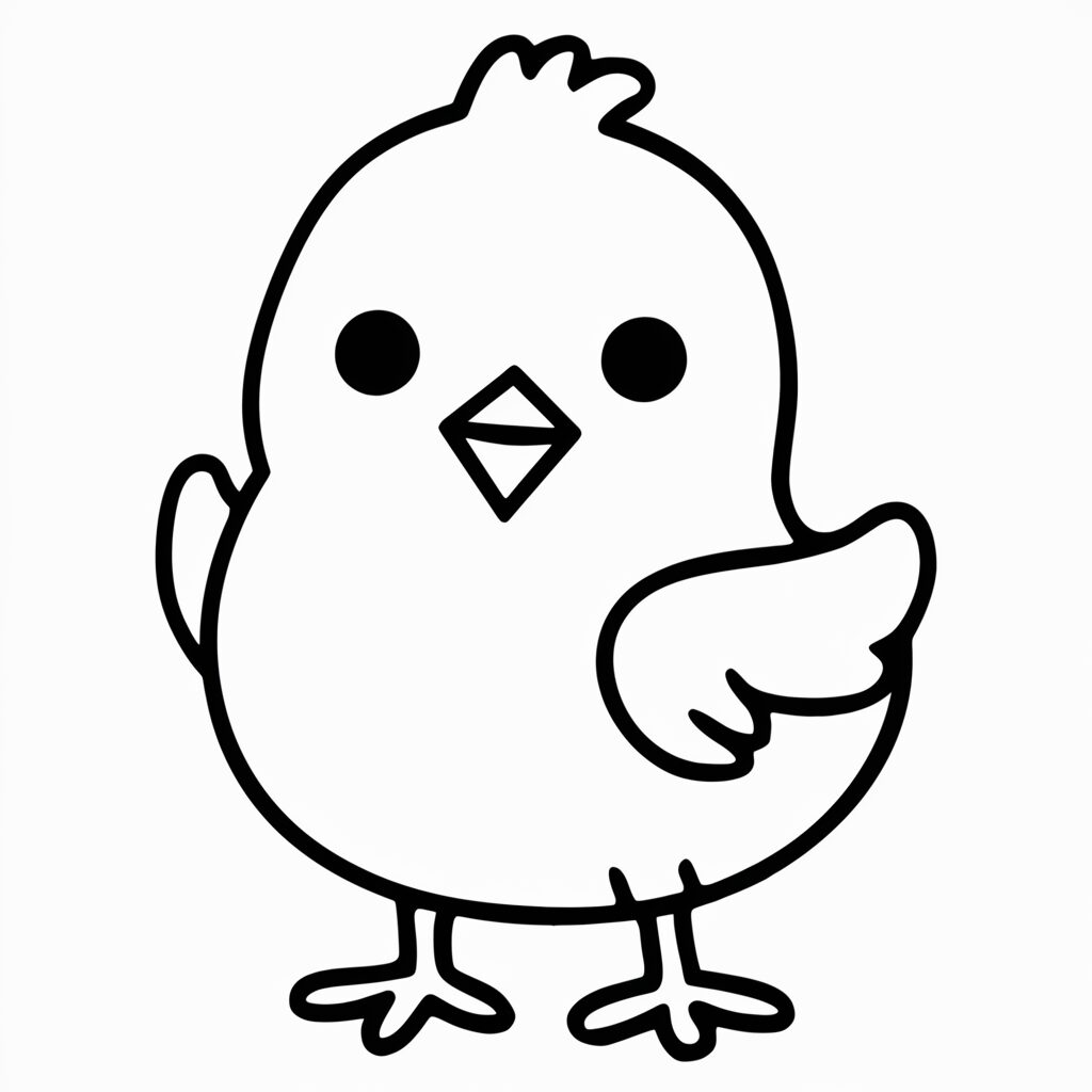 desenhos do pintinho amarelinho para colorir